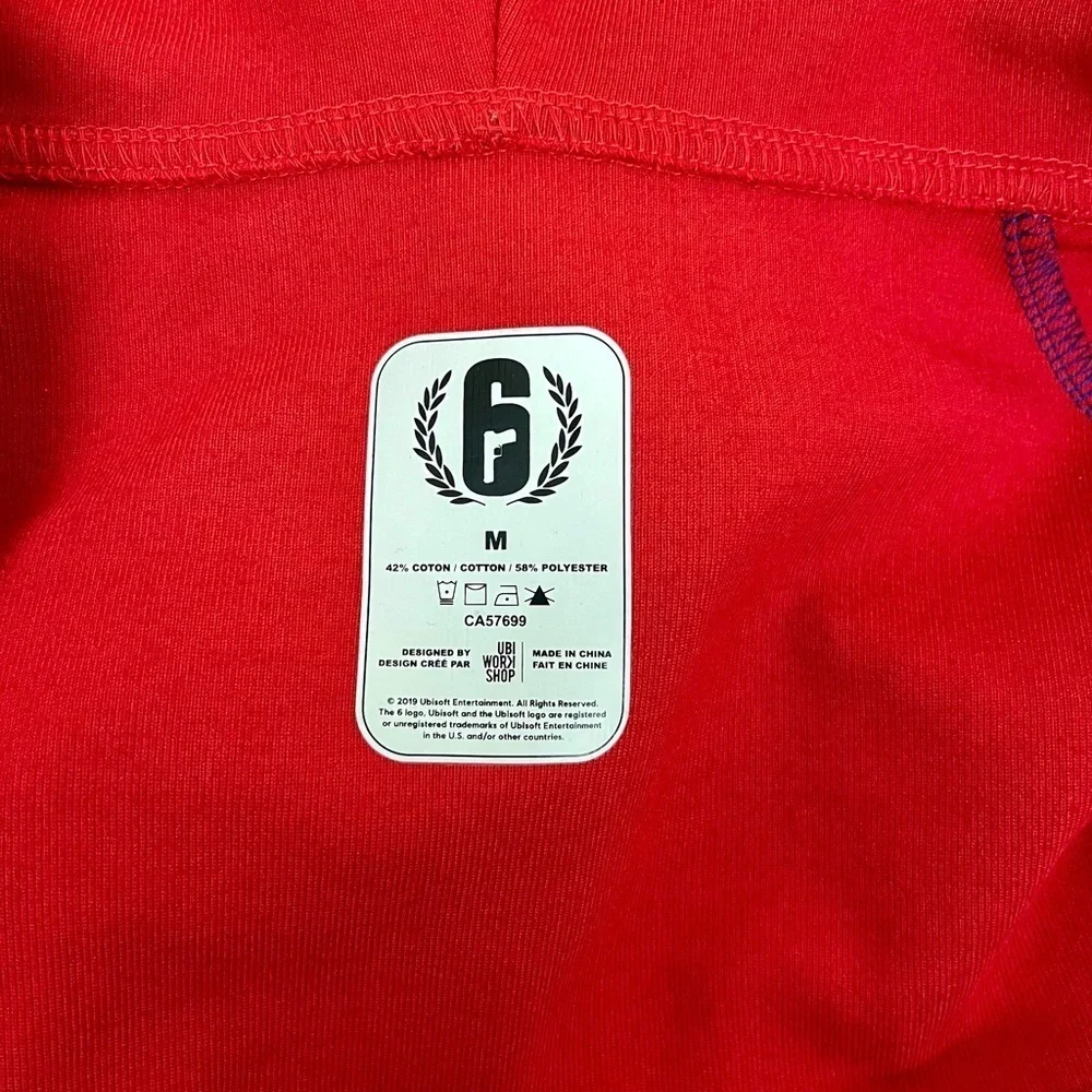 Rainbow 6 Ubisoft - Official 2019 R6 Nationals Zip Up Cotton Hoodie - Men's M
